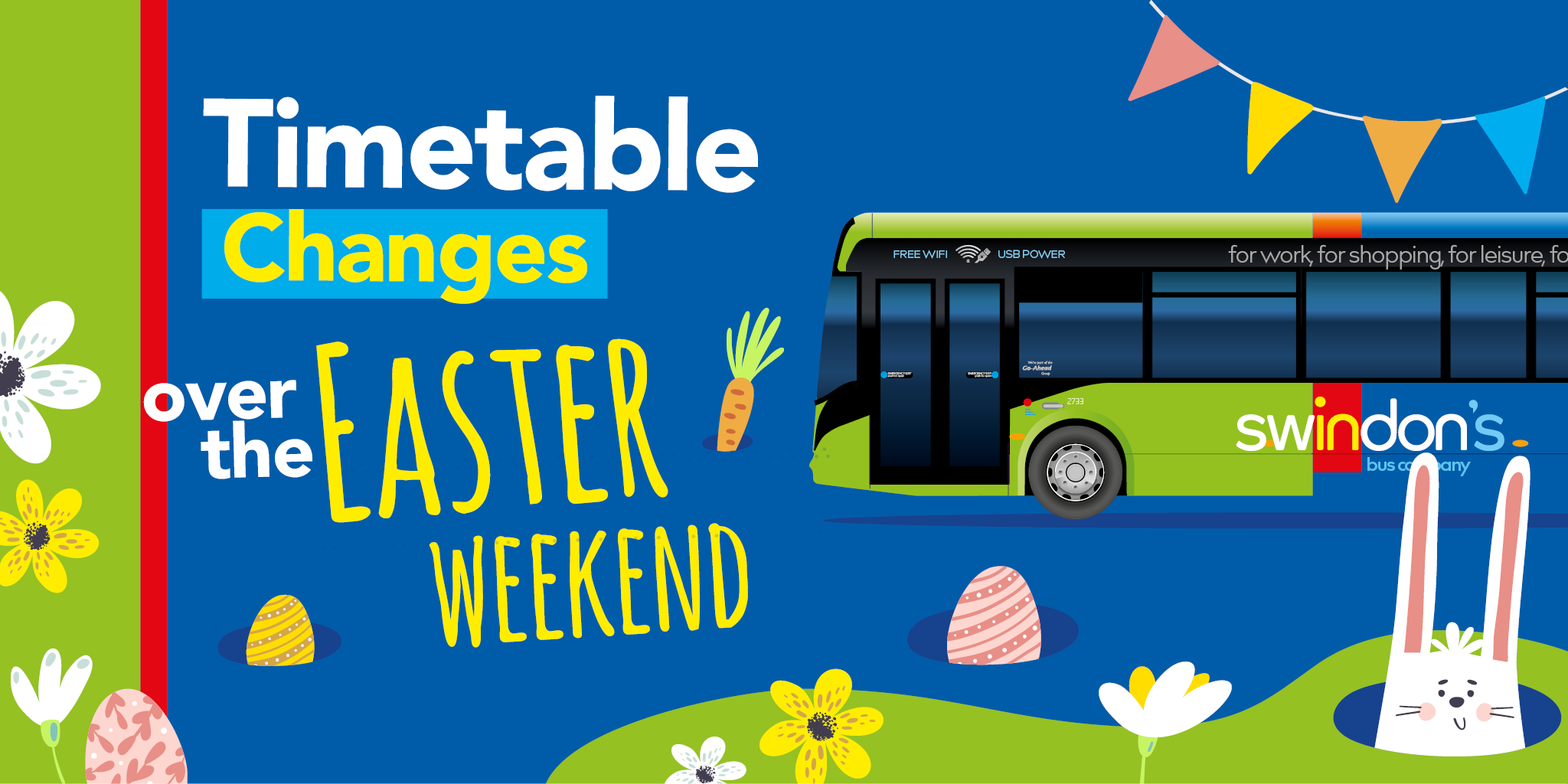 Easter bank holiday running times Swindon's Bus Company